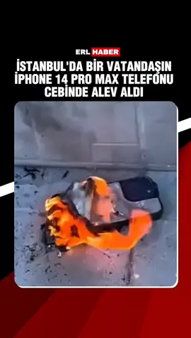 iPhone 14 Pro Max Tekefon Aniden Alev Aldı 