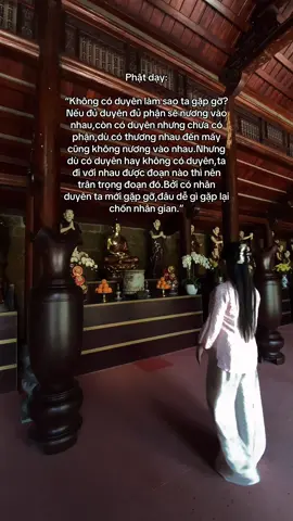 Phật dạy: “Không có duyên làm sao ta gặp gỡ? Nếu đủ duyên đủ phận sẽ nương vào nhau,còn có duyên nhưng chưa có phận,dù có thương nhau đến mấy cũng không nương vào nhau.Nhưng dù có duyên hay không có duyên,ta đi với nhau được đoạn nào thì nên trân trọng đoạn đó.Bởi có nhân duyên ta mới gặp gỡ,đâu dễ gì gặp lại chốn nhân gian.”  #phatphapnhiemmau #hocphatmoingay #phapphucdichua #reviewdodichua #dieuminhhoa 