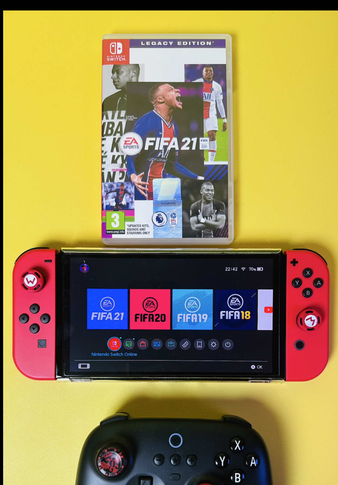 FIFA 21 Nintendo Switch Oled Mario Red Edition #nintendoswitch #fifa21 
