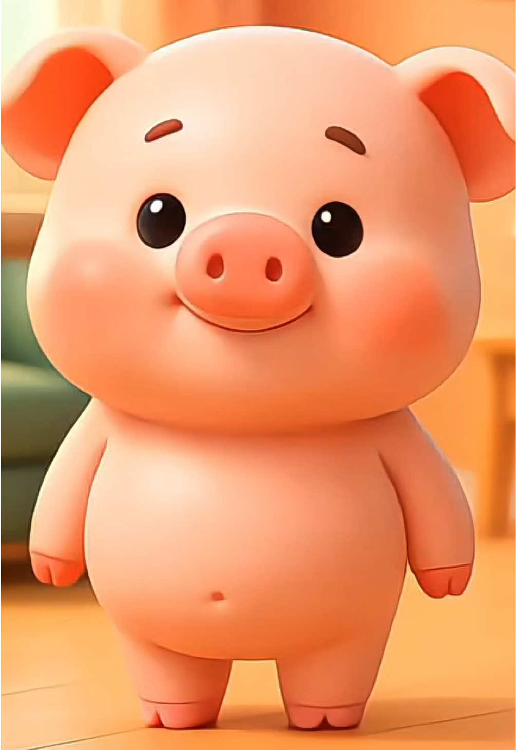 Chú heo con đáng yêu #tiktok #xh #kidsoftiktok #kids #nhacthieunhi 