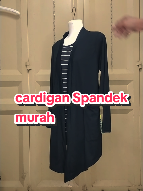 Cardigan Spandek Rayon Lengan Panjang Polos Wanita Korean Blezer Kaos Outer Hitam Long Cardy Kekinian#cardiganwanita #cardiganspandek #blezerwanita#outerwanita #longcardigan 