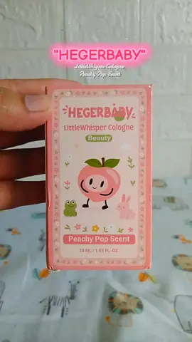 Gentle on noses, long on fragrance! Hegerbaby LittleWhisper baby cologne peachy Pop scent - Mild and soothing, yet long-lasting. #Hegerbaby #babycologne #Peach #longlastingfragrance #fyp 