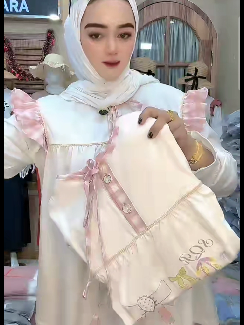 #setrok #ootdfashion #oneset #setelanwanita #dresswell 