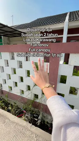 Dijual rugi lokasi Karawang Subsidi full renov Cicilan 1jt flat Dijamin siap huni dan estetik Minat wa: 085715441245 #overkredit #overkreditrumah #jualrumahkpr #kprrumah #rumahidaman 