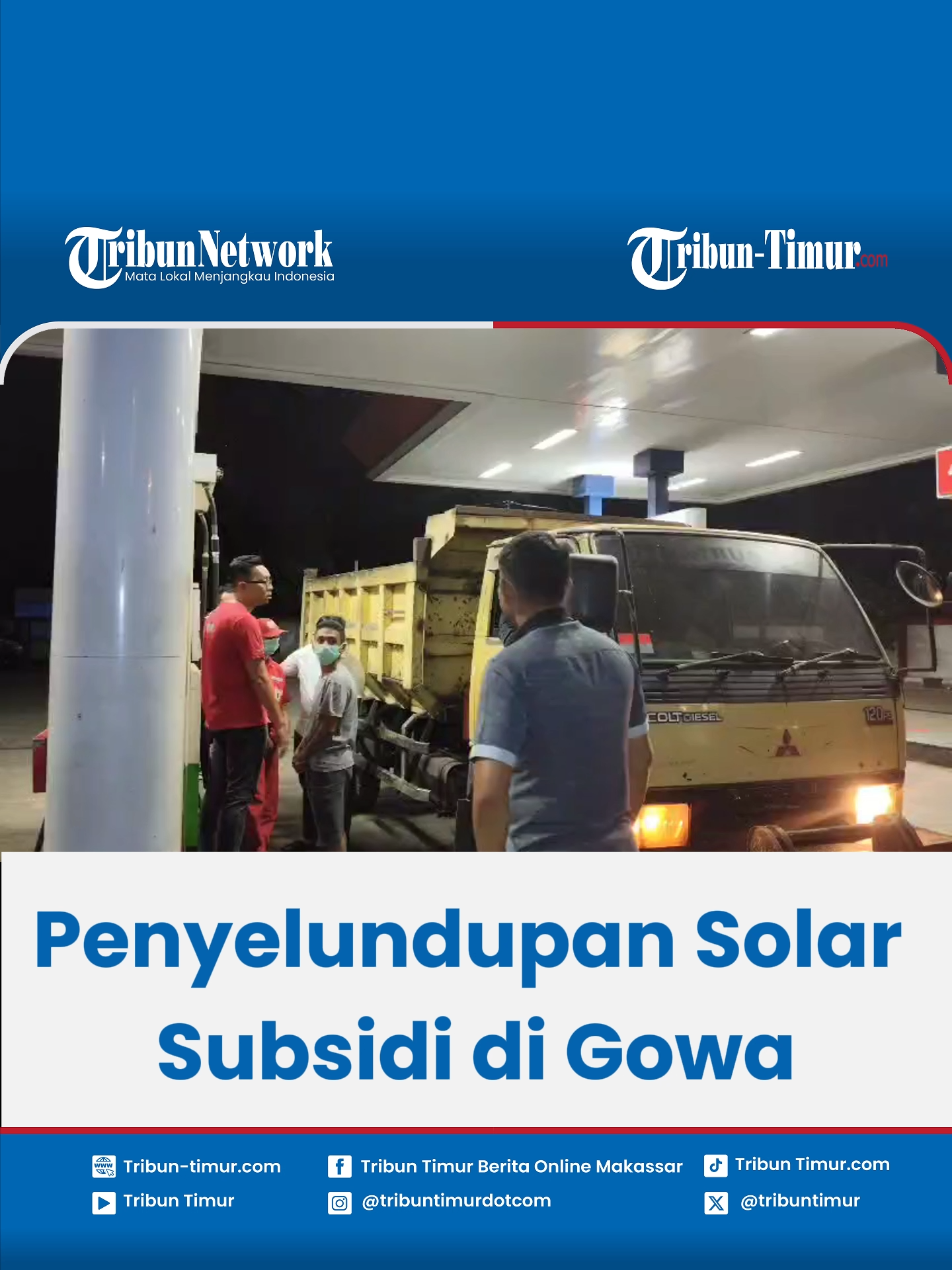Detik-detik Polisi Tangkap Penyelundup Solar Subsidi di Gowa, Dump Truk Dimodifikasi Muat Ratusan Liter BBM.