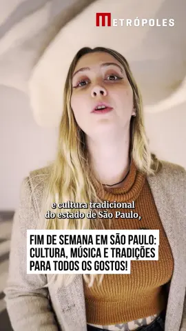 😃🥳  O Revelando SP, maior festival de economia criativa e cultura tradicional do estado, acontece até domingo no Parque do Trote, na zona norte da capital. O evento celebra a pluralidade da #culinária, do artesanato e das manifestações populares, com shows de nomes como Almir Sater, Trio Parada Dura e apresentações das escolas de samba Vai-Vai, Nenê de Vila Matilde e Unidos de Vila Maria. A programação cultural do fim de semana também inclui o espetáculo O Circo da Lona Torta, da Trupe Lona Preta, que estreia no Sesc Pompeia nesta sexta-feira e propõe reflexões bem-humoradas sobre arte e resistência. Já no Museu do Futebol, o Festival Cultura #Futebol Clube reúne teatro, literatura e música no sábado, das 10h às 17h30, com atrações inspiradas no universo do futebol. Entre os destaques ainda estão o lançamento do Calendário 2026 da INATAA, no sábado, no Shopping Morumbi, em homenagem a cães coterapeutas, e a tradicional Festa do Imigrante, no Museu da Imigração, que neste fim de semana terá representantes de 43 países. Além disso, é a última chance para visitar a exposição Orquestra das Cores, em cartaz no Espaço Cultural do Central Plaza Shopping. 😎🤩 Essas são só algumas das atrações imperdíveis para este fim de semana em #SãoPaulo! Quer mais? Confira a agenda completa, com horários, locais e data de eventos no nosso site e programe o próximo rolê! #TikTokNotícias 📹 Isabela Thurmann/Metrópoles