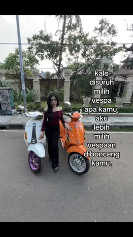 riding with you gasiii🫵🏻😜 #scootermaal #kreditvespa #secondlikenew #vespamurah #riding 