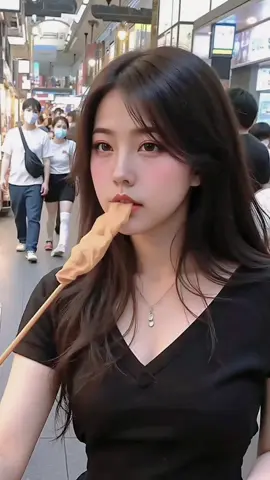 냐미냐미 💕 #러블리지유 #지유 #먹방 #오댕이조아 