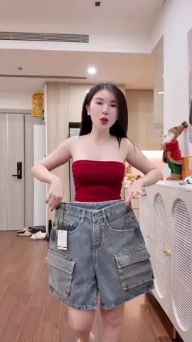 quần short túi hộp