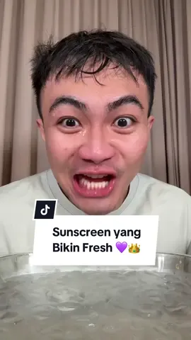 Sunscreen yang bener-bener bikin fresh dari @Hanasui Official @Official Hanasui Skincare 💜👀👑✨ #Hanasui #HanasuiSunscreen #LightweightSunscreen #CantikmuHanasui #kerajaanglowing 