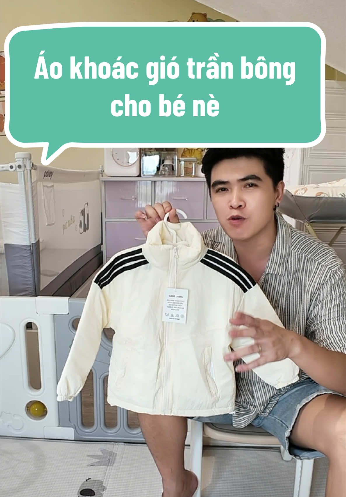 Áo khoác gió trần bông cho bé mẫu 2025 #sonsovo #bobimsua #mevabe #tiktokshop #muataitiktok 