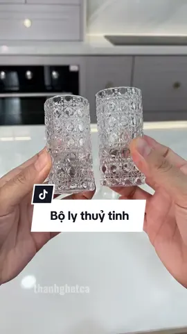 Bộ ly thuỷ tinh #lythuytinhcaocap #lythuytinh 