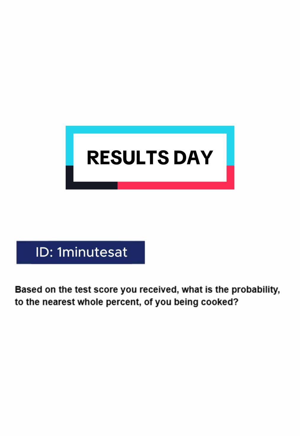 Scores do not define you! But, if you want to increase your score, make sure you study your weak points. Comment them! #sat #sattips #satprep #satresults #resultsday 