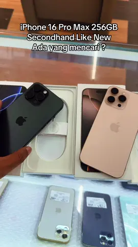 Ada yang tengah mencari 16 Pro Max 256gb secondhand ? 