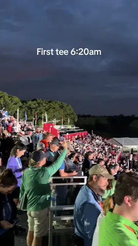 Ryder Cup energy starts early 😮‍💨