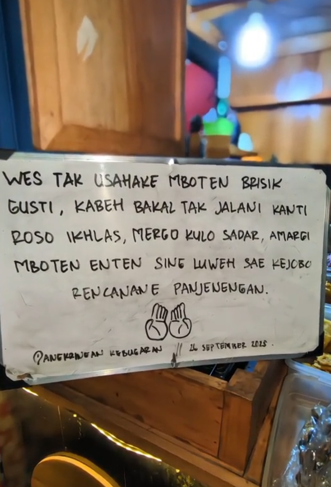 Kabeh kui wes kinaris #storyjowo #katajawa #katahariini #storywa #foryou