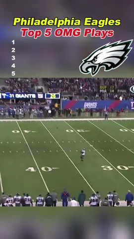 Philadelphia Eagles Top5 OMG Plays #nfl #nflfootball #nflhighlights #philadelphiaeagles 