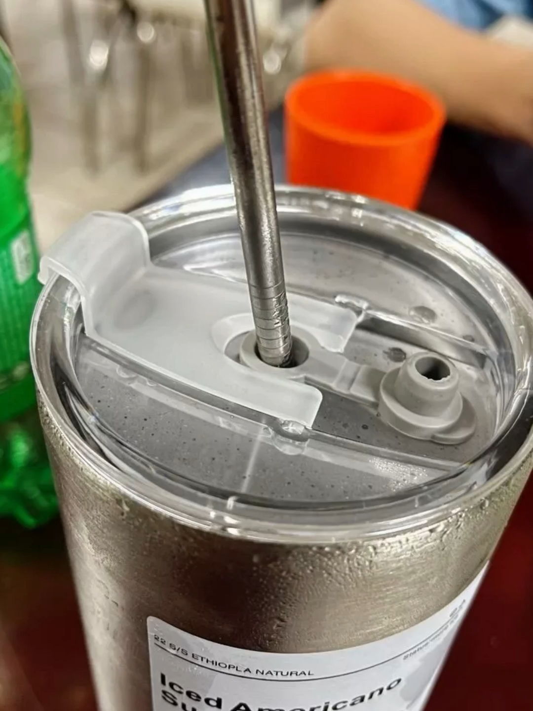 Ly Giữ Nhiệt Iced Americano Inox 304 Đúc Liền Khối Cao Cấp Có Nắp Đậy Tặng Kèm Ống Hút #dogiadung #viralvideo #giadungtienich #lygiunhietamericano #lygiunhiet