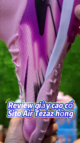 review mẫu giày bóng đá cao cổ sito air tezaz #giaybongda #giaydabong #2evshop #giaysito 