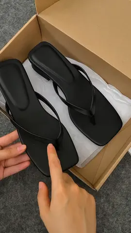 Sandal jepit wanita hak 3cm SIMPLE Sendal Open Toe Pink