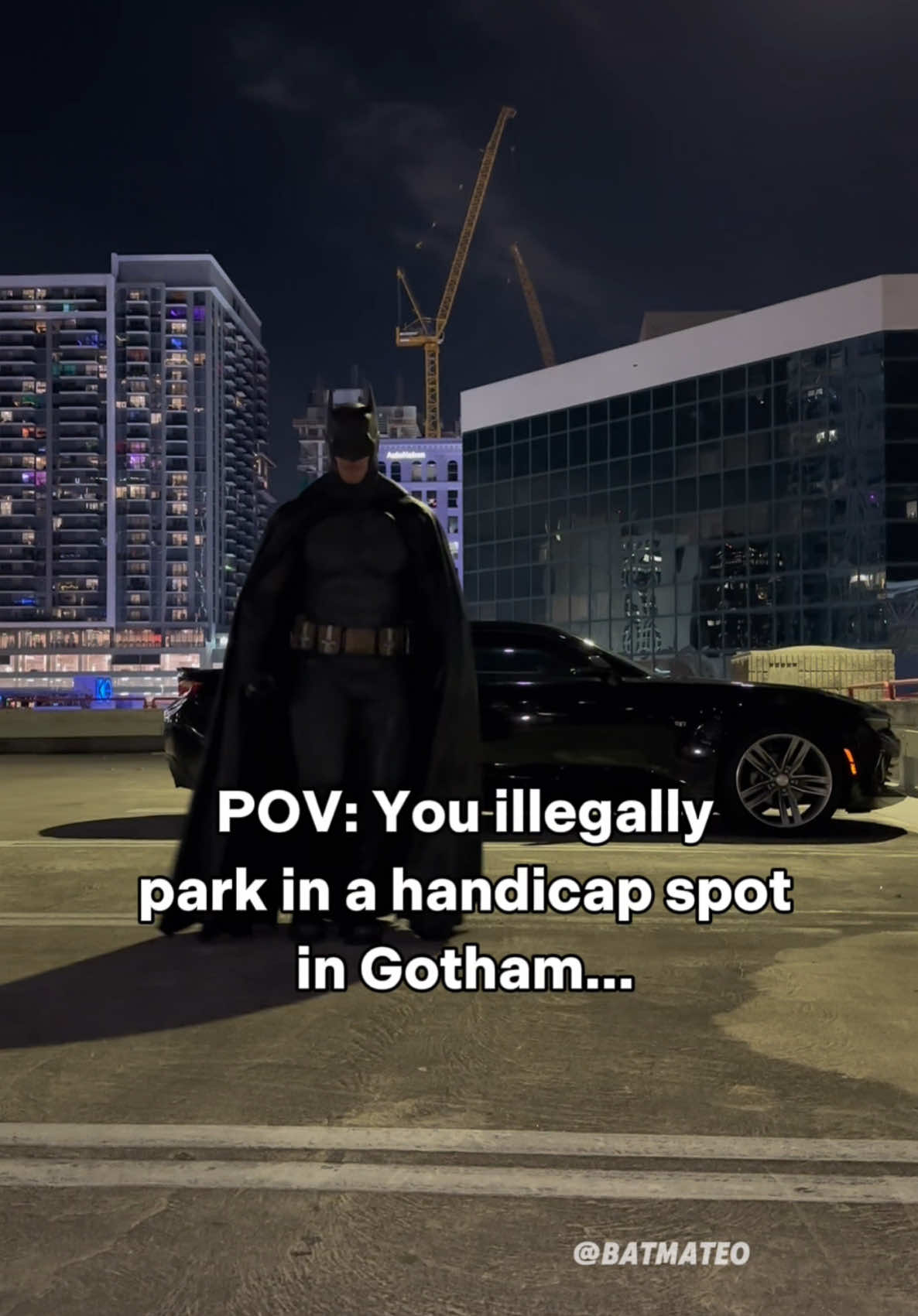 Batman out here turning criminals into reformed citizens 🦇😤👊🏼😏 #batman #justice #vengeance #gotham #batmateo