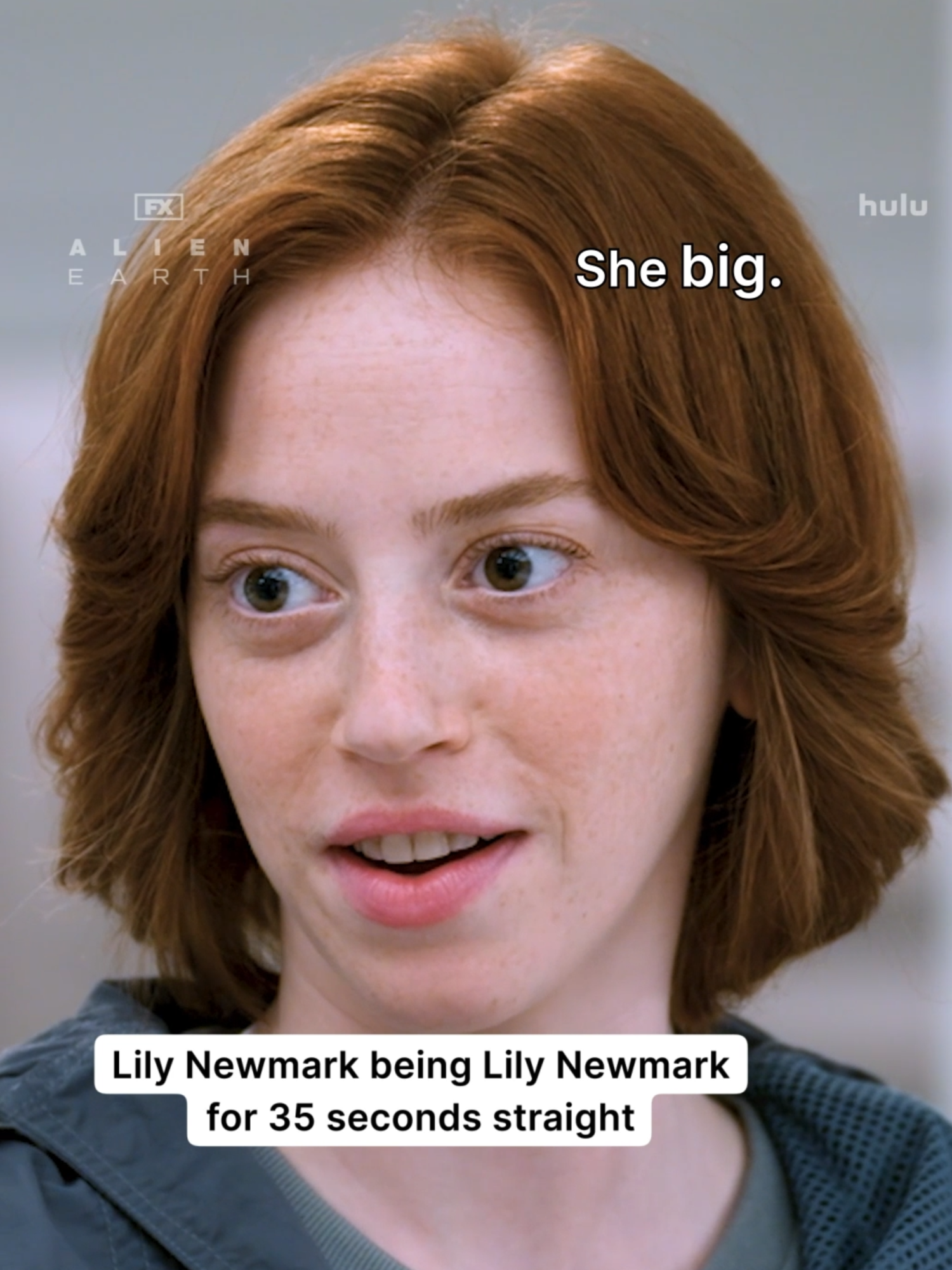 35 seconds of Lily Newmark to get you through the week. // #AlienEarthFX