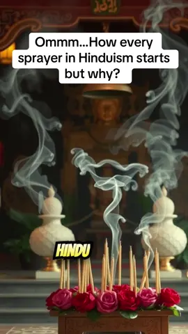 Ommmm..why is this said in every Hindu prayer first? #Om 🕉️ #HinduPrayer #SpiritualIndia #SoundOfTheUniverse #DivineVibes