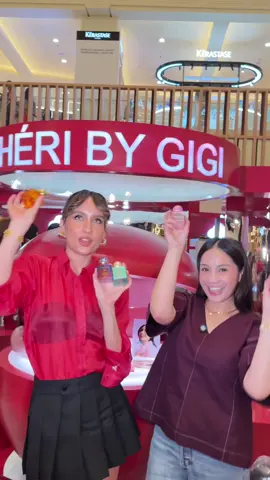 @Rahasia Fragrance girliesss✨ Congrats @RaffiNagita1717 on your perfume line launch! 🍒🤍