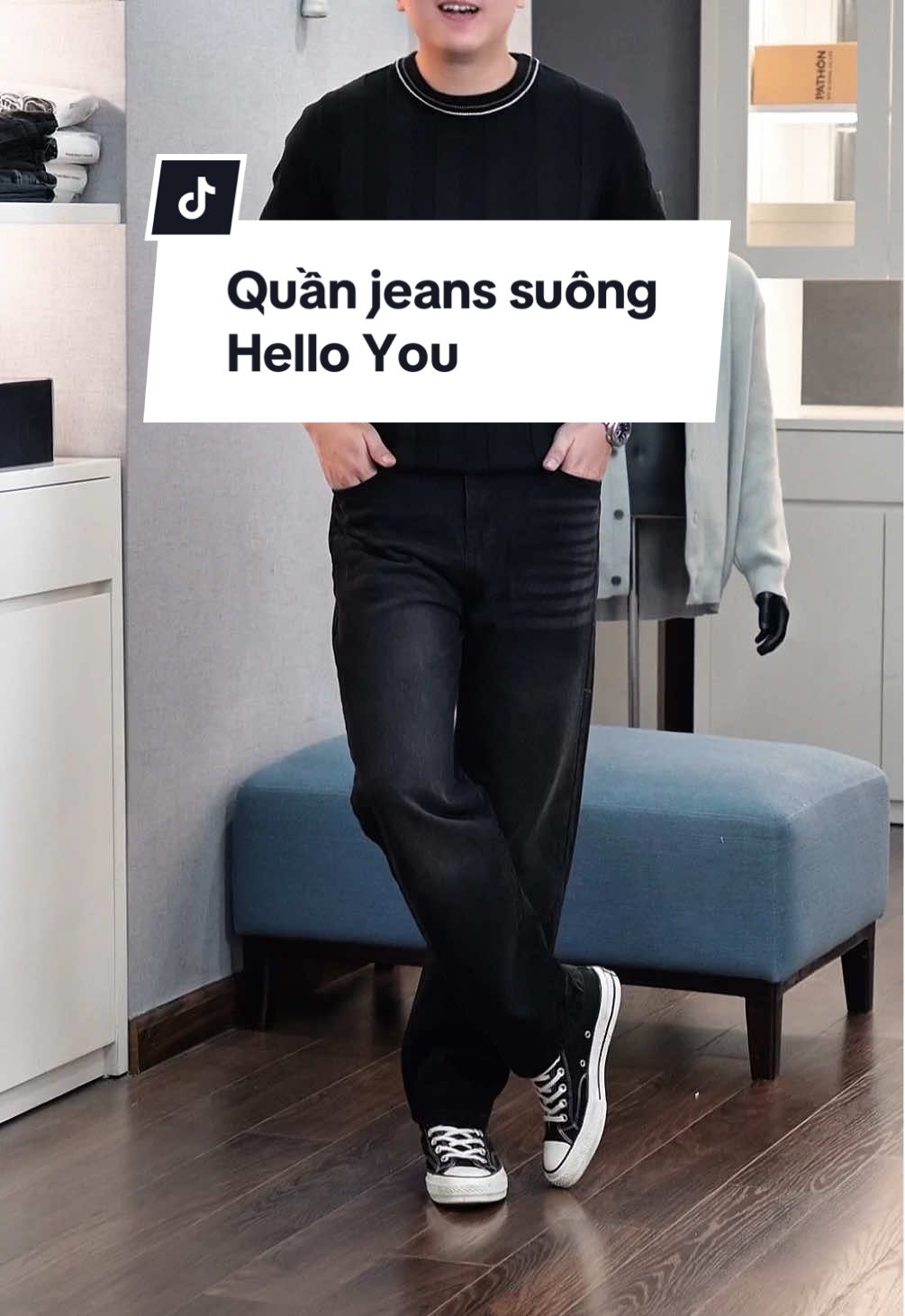 Quần jeans dáng suông rất đẹp cho anh em trải nghiệm #quanjeansnam #quanjeannam #quanjeansuong #quanjean #quanjeans 