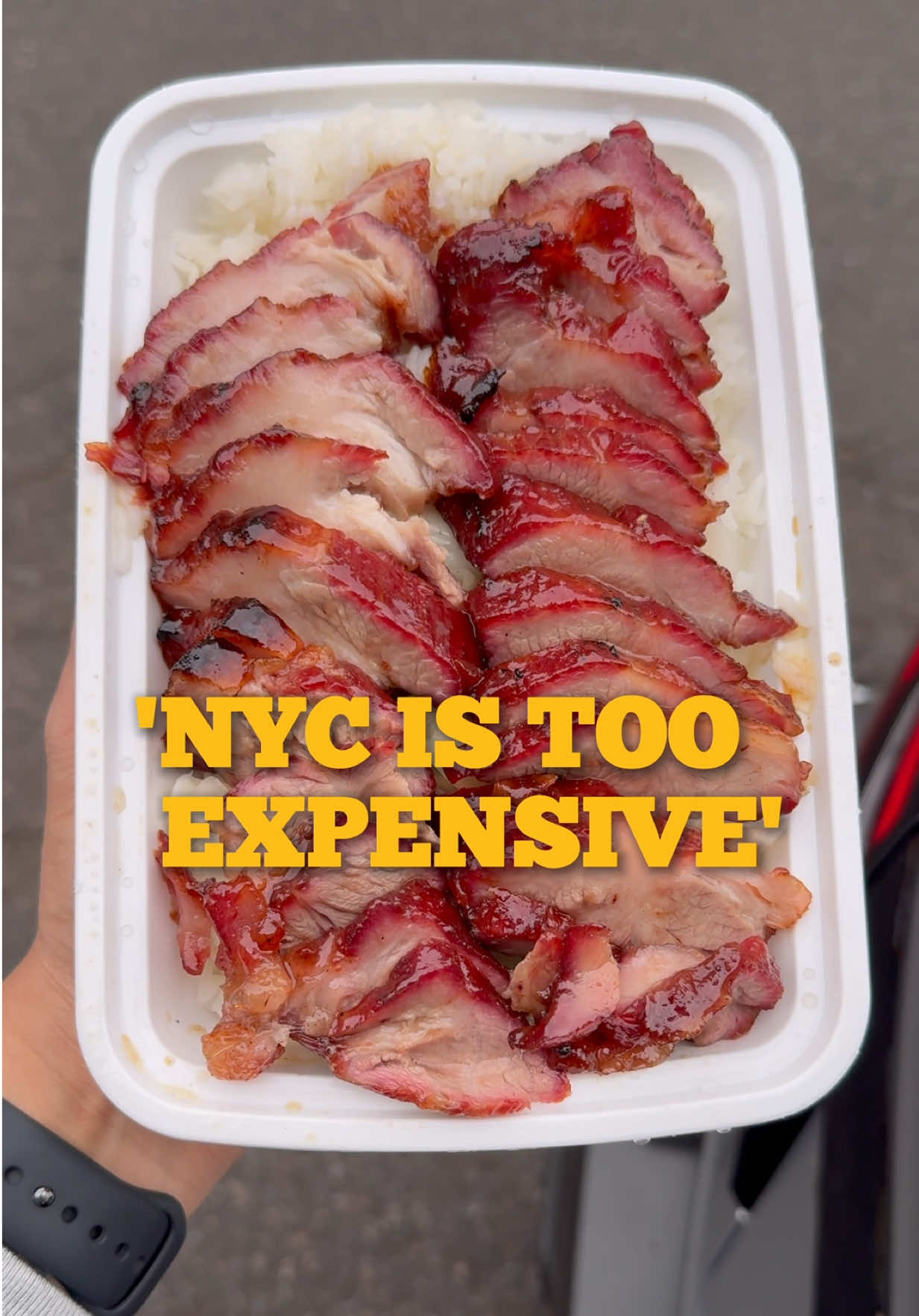 $10 roast pork over rice in Flushing, Queens!