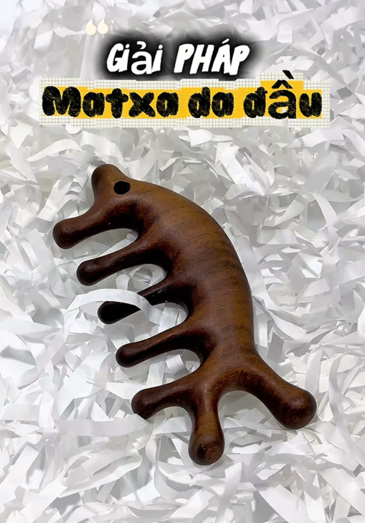 Tóc khỏe – da đầu thư giãn, combo 2in1 với lược gỗ 🌸 💆🏻‍♀️ #luocgoroi #toc 