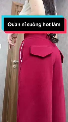 Quần suông nỉ cạp to hot xinh lắm #phanhriviuuu #xuhuong #outfitideas #quanni #L 