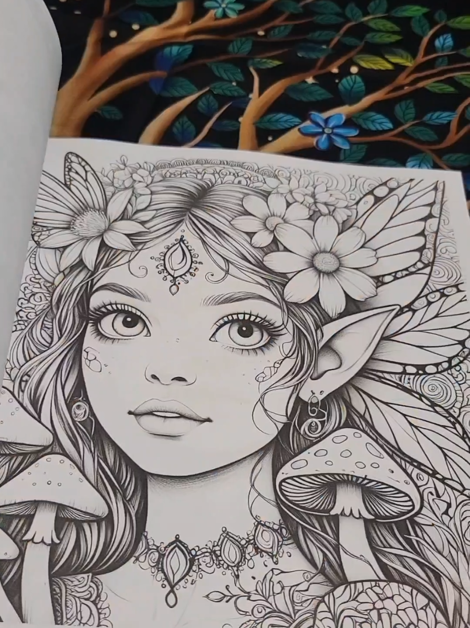 Give me a follow if you like Fairies! 🙌🧚‍♂️✨️💖✨️🧚‍♀️🙌 #Fairy #fae #Magical #coloring #coloringbook 