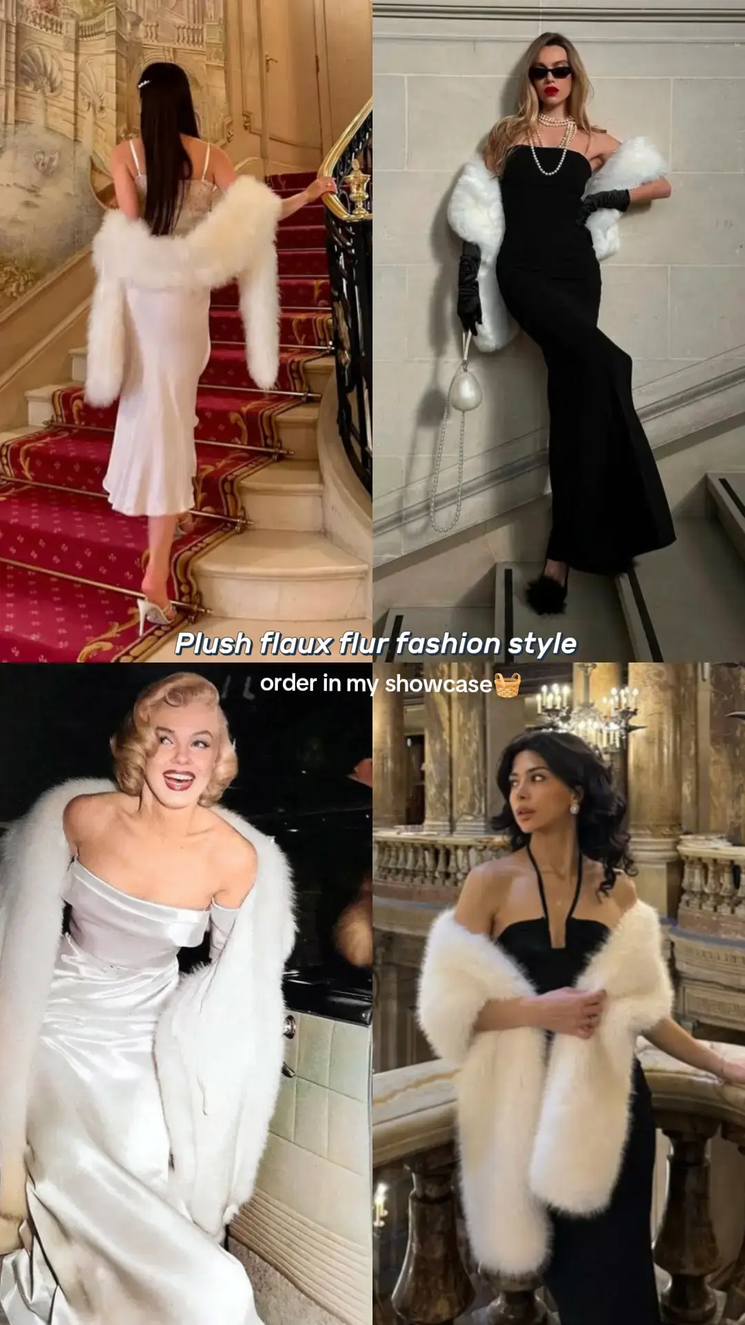 Flush fur fashion style elegant occasion outfits. #foryoupage #creatorsearchinsights2025 #OOTD #elegantoutfit #fur 