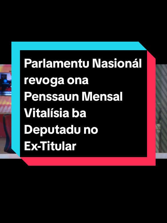 Parlamentu Nasionál revoga ona Penssaun Mensal Vitalísia ba Deputadu no Ex-Titular Órgaun Soberania Deputadu 62 mak fó votu a favor kontra zero no absetensaun zero#fyp #fypppppppppppppp #timorleste🇹🇱❤foryoupage #timorleste🇹🇱🐊 