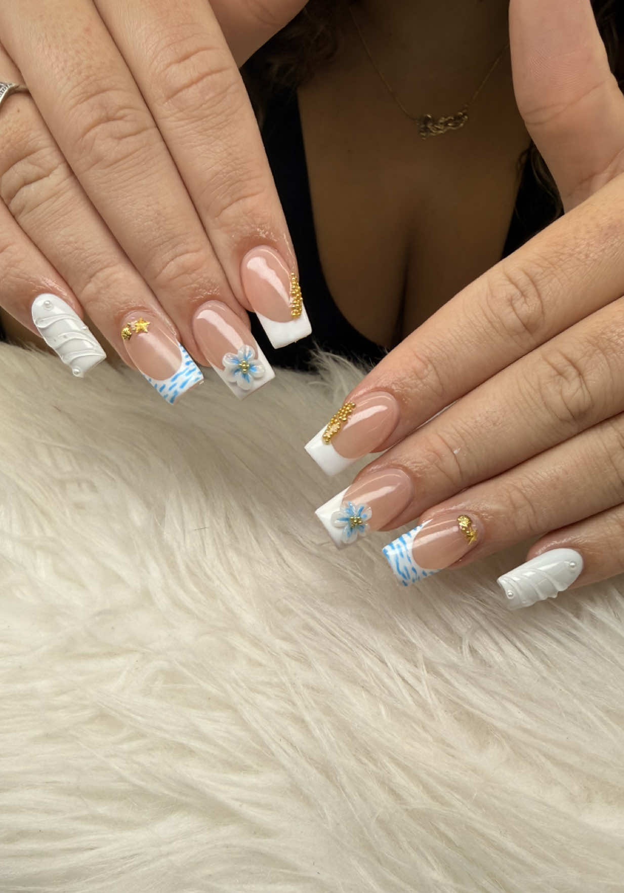 Ame este resultado 💙#viral #nailart #nails💅 #paratiii #fyp 