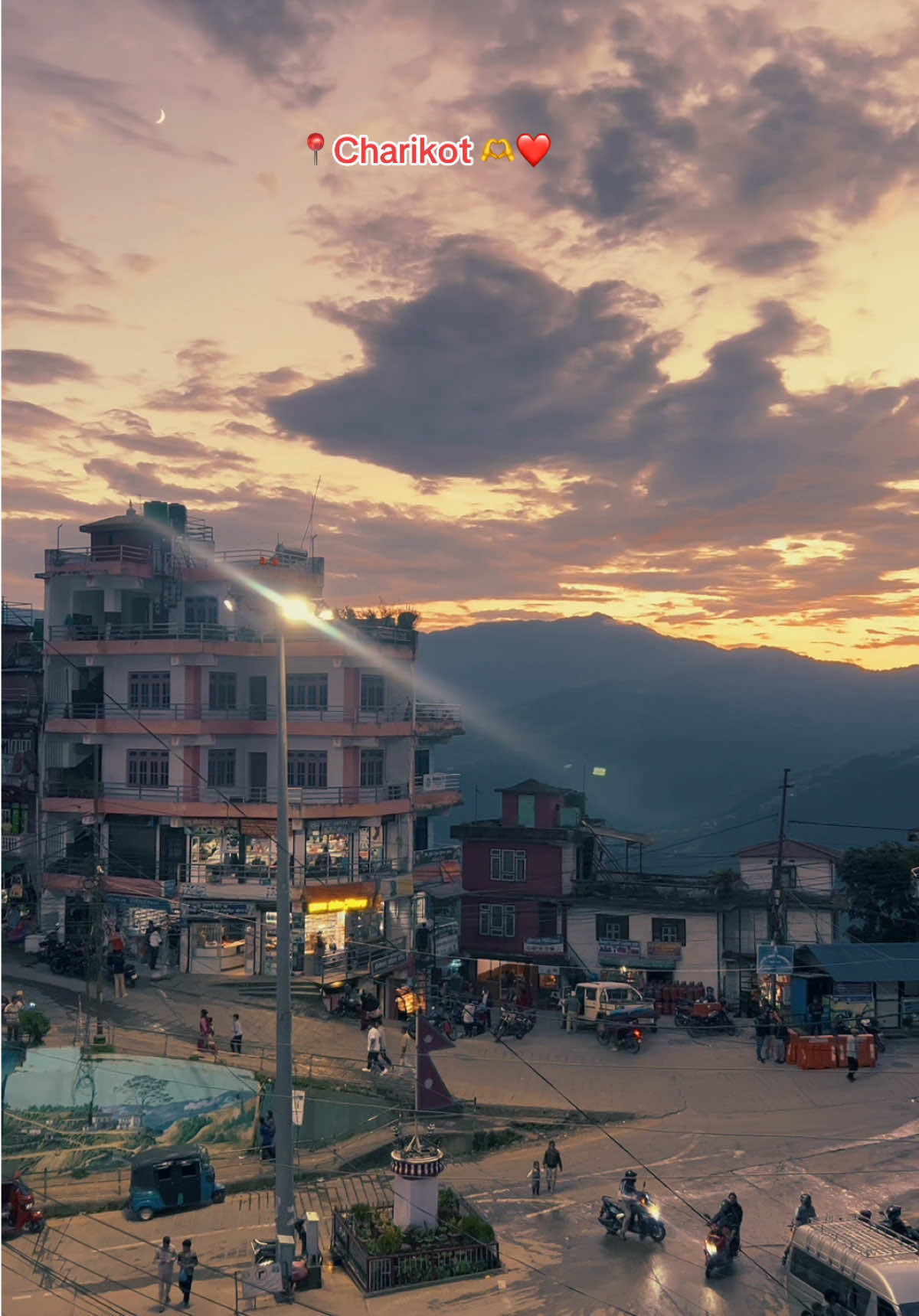 Charikot #🫶❤️ #dolakha #sunset #fyp #explorer #viral 