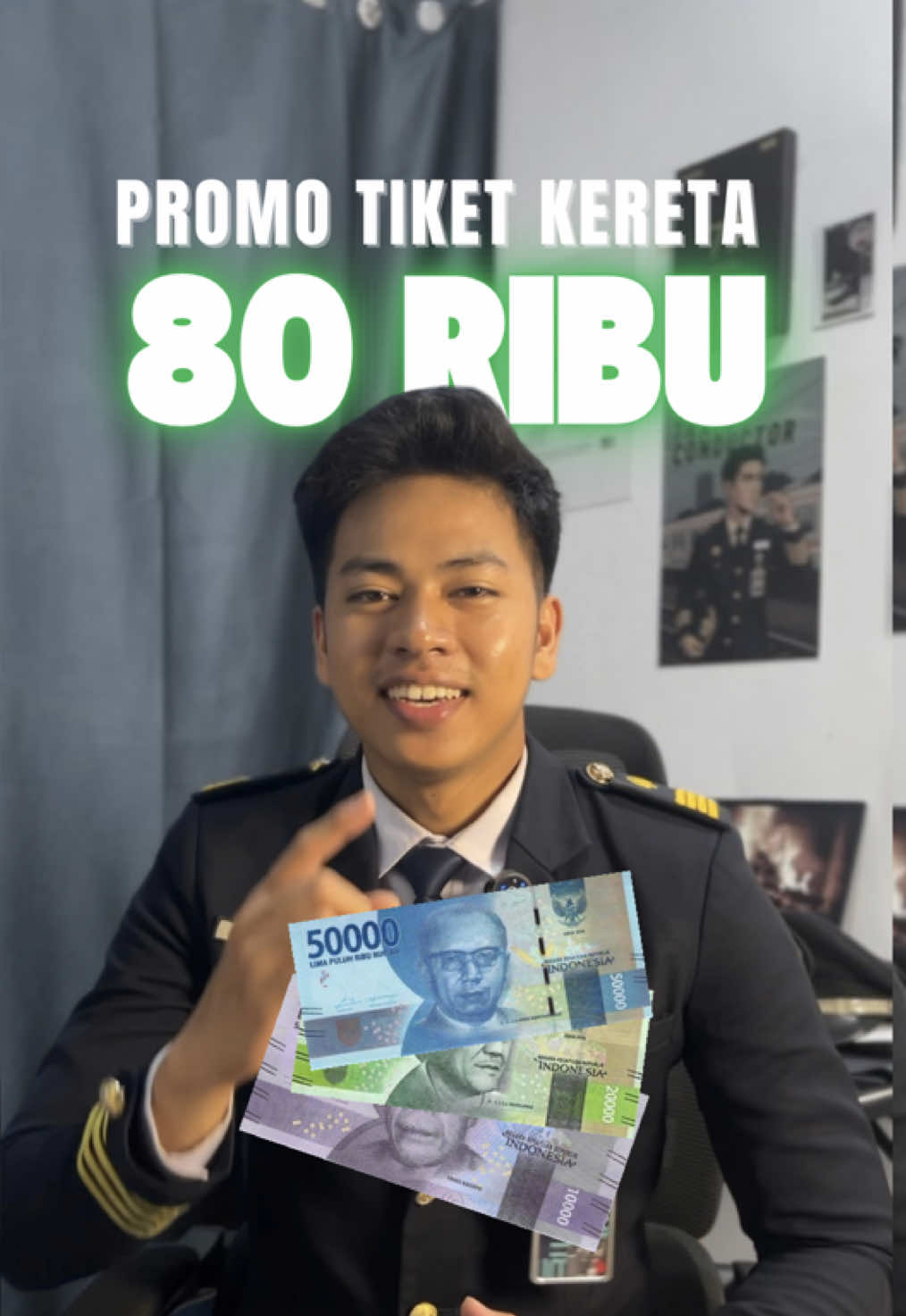Promo tiket kereta 80ribu 🤘🏻 #kerataapikita #promotiketkereta @Kereta Api Kita @KAI121 