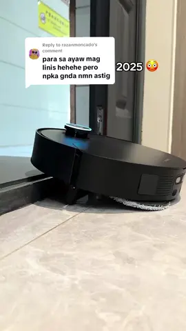 Replying to @razanmoncado Vacuum Cleaner Smart robot vacuum  Automatic sweeping mop  Robot vacuum cleaner Home cleaning robot  Ultra-thin vacuum robot  Suction mop cleaner Dust and hair remover Wireless floor cleaner  3-in-1 cleaning robot Affordable robot vacuum  #RobotVacuum  #SmartCleaning  #HomeGadget #AutomaticMop  #cleansmart 