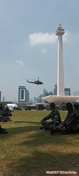 Gladi HUT TNI ke 80 thn #viral #monas #jakarta #fyp #treding 