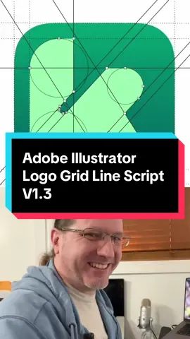 The Free Logo Grid Line Script V1.3 for Adobe Illustrator is now available. Designers can download the JSX file on GitHub and add to the illustrator script folder. This version now includes better grid line adherence, and introduces circle guidelines and anchor points, with everything on separate layers.  One click will add all the grid lines to your logo design in Adobe Illustrator.  #graphicdesign #adobeillustrator #logodesign #logodesigner #illustratortutorial   