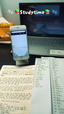 Ngàn vạn lần mong em đừng khóc trước lựa chọn của chính mình. Hôm nay học từ vựng và chép bài câu 54 với mình nha. #topik #studywithme #dongluchoctap #koreanstudying #xuhuong 