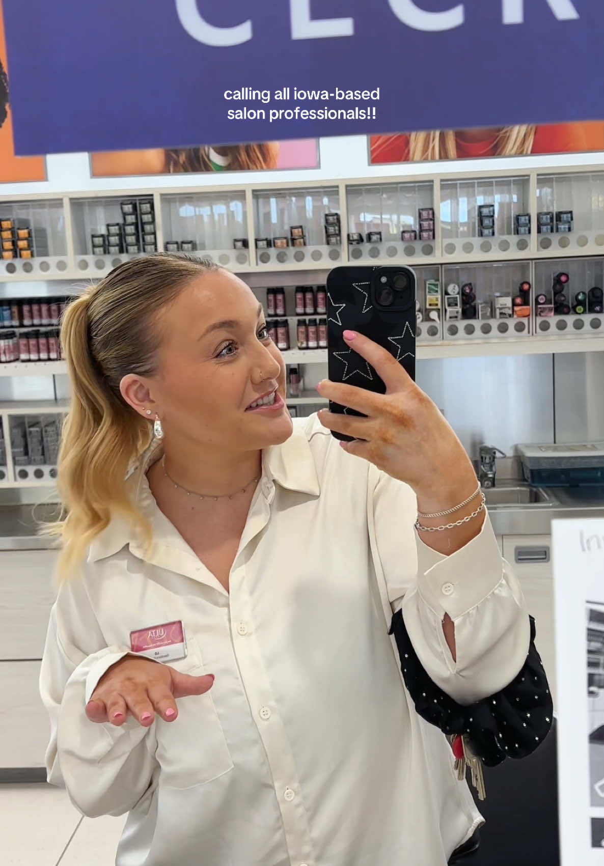 we love a salon open house🤩  come visit us on september 29th for open interviews, hair & makeup lessons & connecting with other salon professionals in the area🫶🏼💖 #ultasalon #salonatultabeauty #ultabeauty #cedarrapids #iowahairstylist 