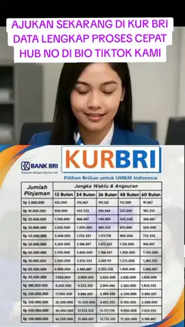 AJUKAN DI KUR BRI 2025 #pinjamanonline  #umkm  #modal  #kur  #danakur 