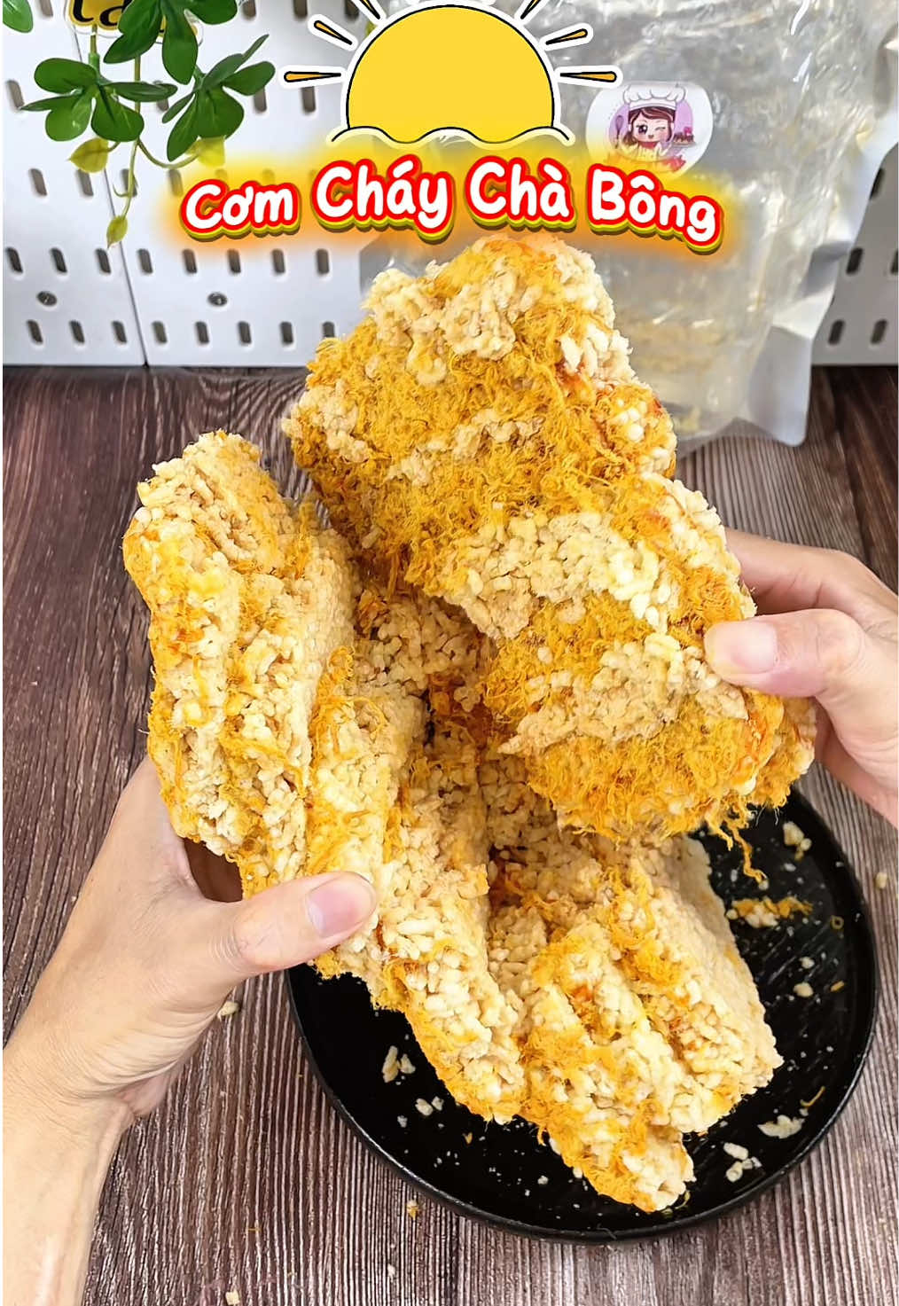 Cơm Cháy Chà Bông Giòn Rùm Rụm sốt tê cay vừa miệng chà bông mặn thơm ngon lắm nha 🌾🌾🌾 #comchay #comchaychabong #comchaysieuchabong #comchaybepconhu #saleluongve 