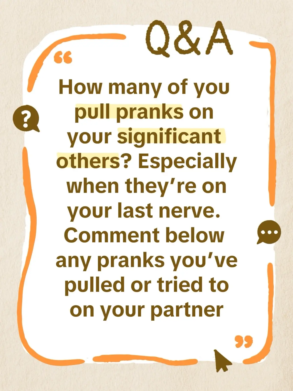 Replying to @NYsports1 I’m so curious what yall consider pranks!