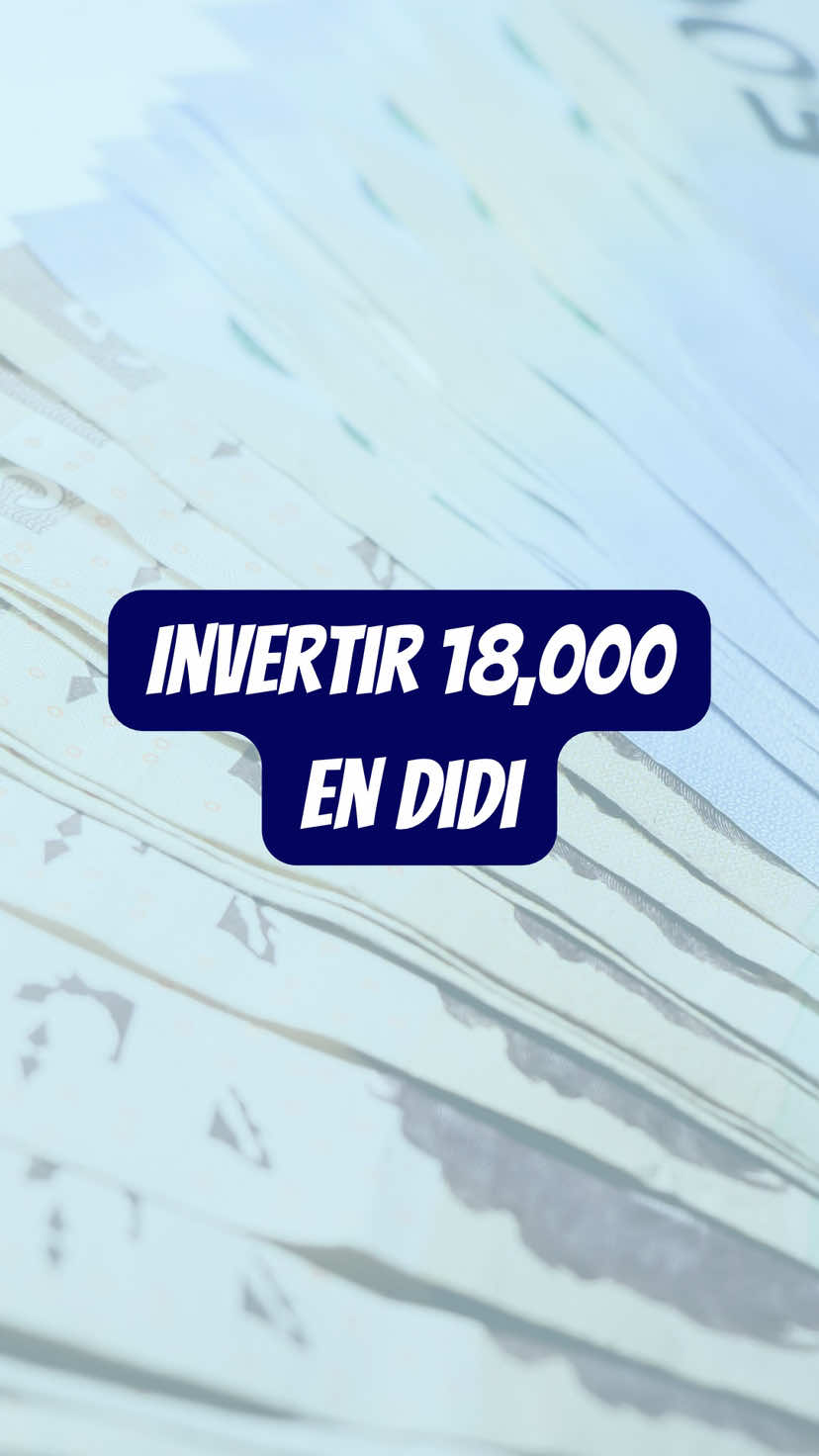 18,000 en DiDi.  . . #didi #invertir #dividendos 