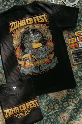 Kaos Acara Zona CB FEST V1 YOGYAKARTA #zonacb #zonacbindonesia #zonacbfans #fyp #cbjogja 
