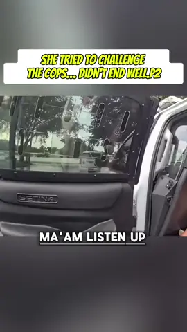She Tried to Challenge the Cops… Didn’t End Well #police #cops #bodycam 