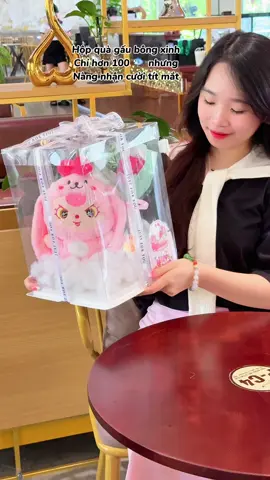 Hộp quà gấu bông xinh món quà tặng khiến bạn gái mê ngay từ cái nhìn đầu tiên 